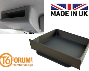 Transporter T6 Cubby Drawer | Vee Dub Transporter T6 Over Head Storage | Dub Dashboard Roof Drawer| UK Made