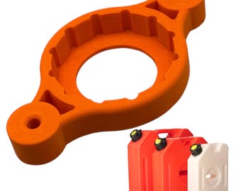 RotopaX Cap Wrench Tool – Fuel/Water Container Lid Remover – Easy Grip for Tight Caps, UK Made