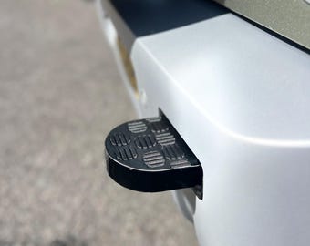 Tow Eye Cover for Land Rover Defender L663 Chequer Plate, Defender 2020 Tow Hook Cover, A pair of covers for the rear recovery loops