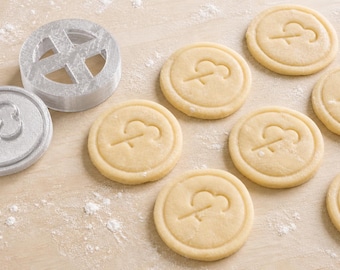 Parkrun Themed Cookie Cutter & Embosser Set | 60mm Fondant Icing Stamp for Cupcake Toppers – Running Celebration, 5K Gift