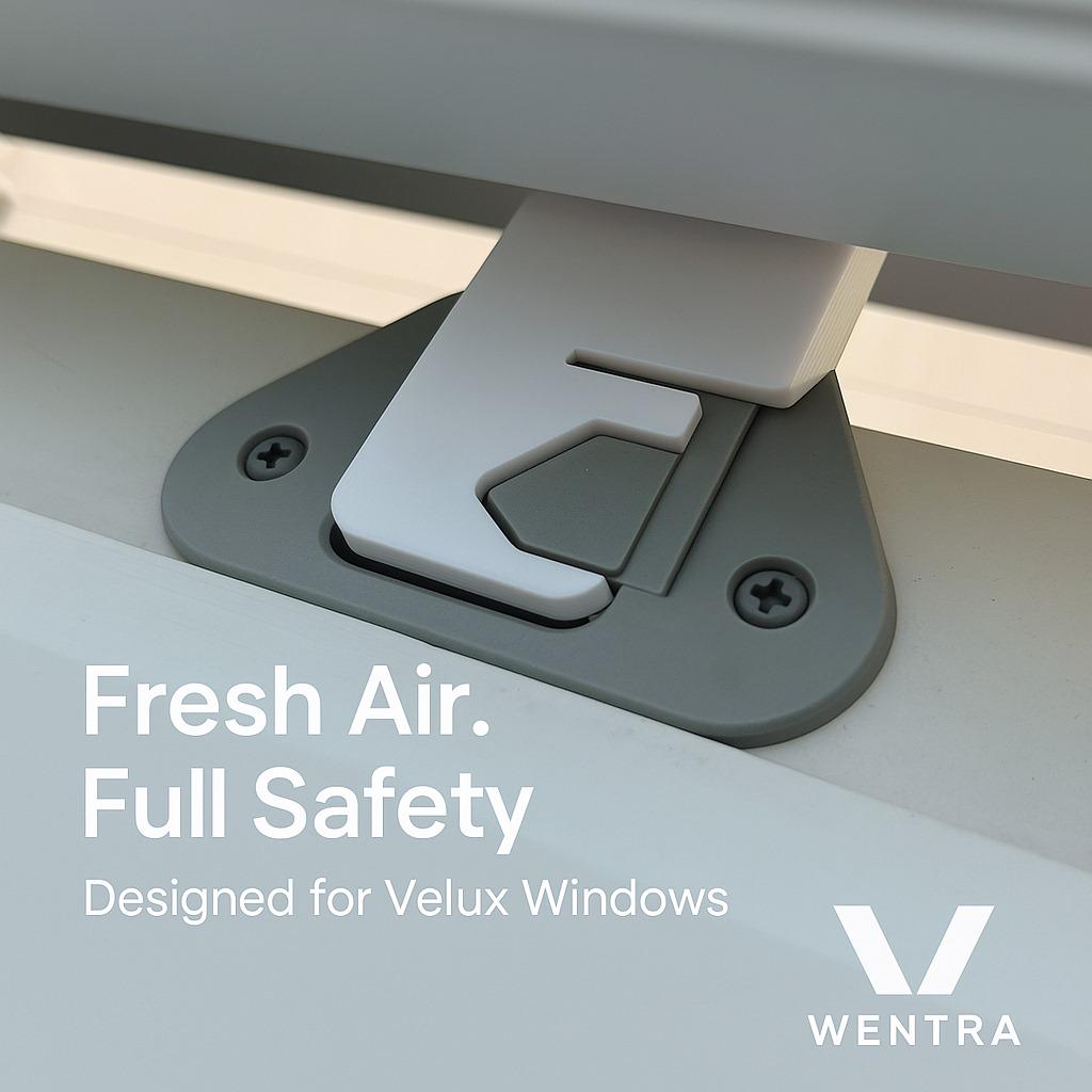 Adattatore di ventilazione compatibile con finestra Velux / Staffe di estensione compatibili con Velux / Braccio di estensione per lucernario / Prodot