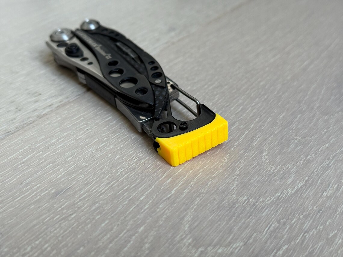 Leatherman Skeletool Modifié (Strap Cutter + Hammer) - Bronze Black Oxyde, Neuf, EDC Mods