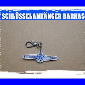 BARKAS B1000 SCHLÜSSELANHÄNGER Anhänger Zündschlüssel Anhänger Wohnungsschlüssel Oltimer Kleintransporter DDR Geschenk für Männer 3D-Druck