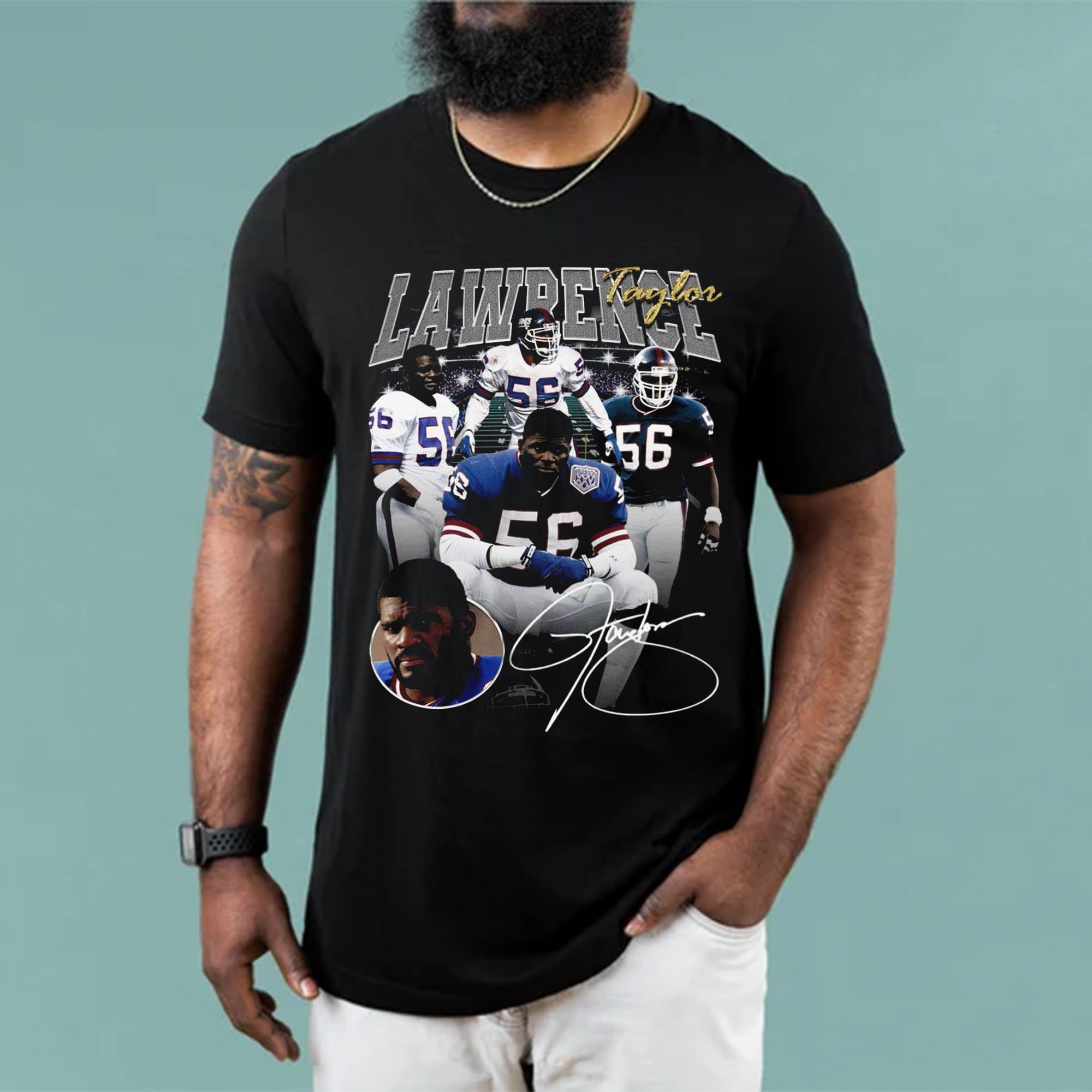 Lawrence Taylor Shirt Lawrence Taylor Vintage Style Graphic Tee,Legend Giants Football Shirt,Lawrence Taylor Player Football Fan Lover Gift