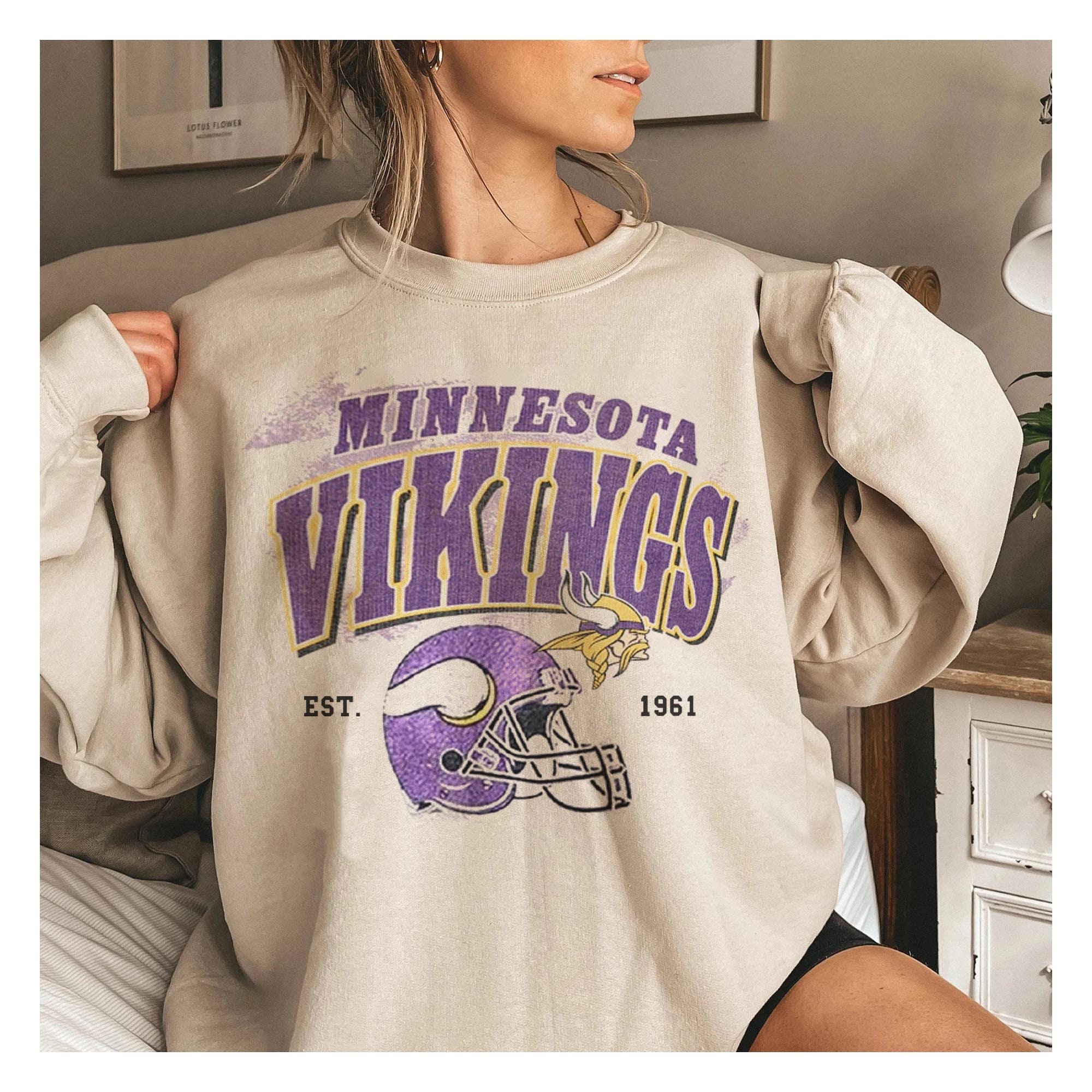 Vintage Minnesota Sweater, Minnesota Football Retro Crewneck Sweatshirt