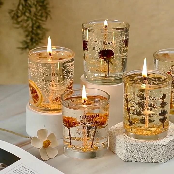 Clear Gel Candle - Etsy New Zealand