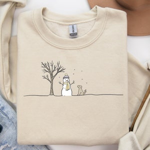 Christmas Snowman, Snowman Sweatshirt, Christmas Sweatshirt, Gift Hoodie, Snowman Hoodie, Christmas Crewneck, Christmas Shirts for Women
