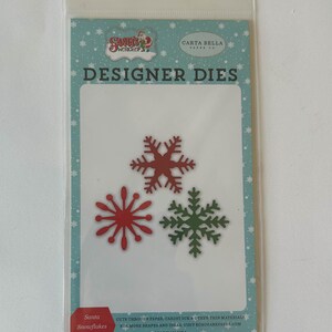 Carta Bella Santa Snowflake Die Set from Santa's Workshop Collection