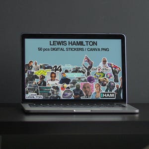 50 Lewis Hamilton Stickers Mercedes F1 Stickers Lewis Hamilton Digital Download Mercedes Formula 1 Stickers Lewis Hamilton Png Mercedes
