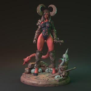Celestina Statue STL File, 3D Digital Printing STL File for 3D Printers, Movie Characters, Games, Figures, Diorama 3D Model