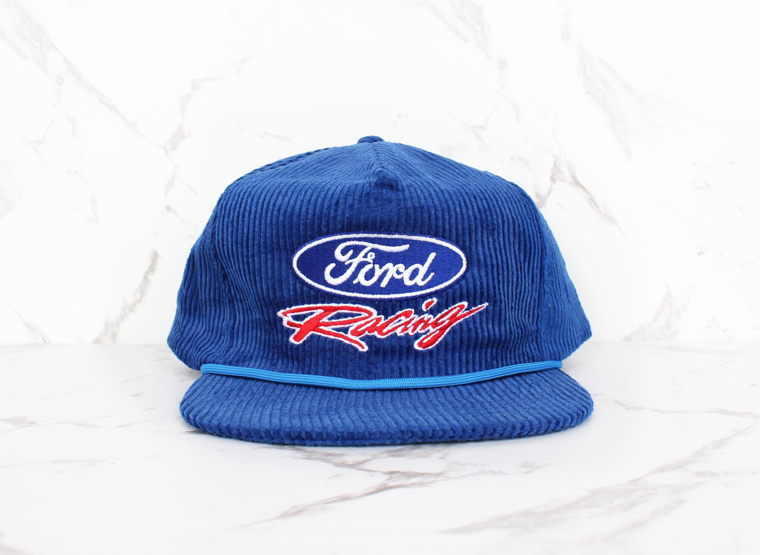 Vintage Ford Racing Snapback Hat | Motorsport Baseball Cap