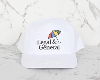 Vintage Legal & General Snapback Hat | Finance Investing Baseball Cap | Wall Street FTSE Gift