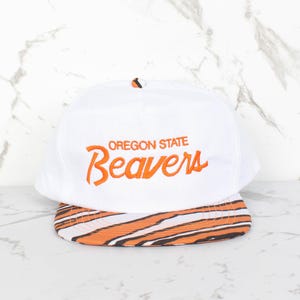 Gorra vintage de los Oregon State Beavers, gorra de béisbol con inscripción OSU, artículos de la NCAA de los 90, Tiger Ducks
