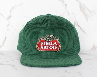 Vintage Stella Artois-snapbackhoed | Baseballpet met bier uit de jaren 90 | Lager cadeau-shirtfestival