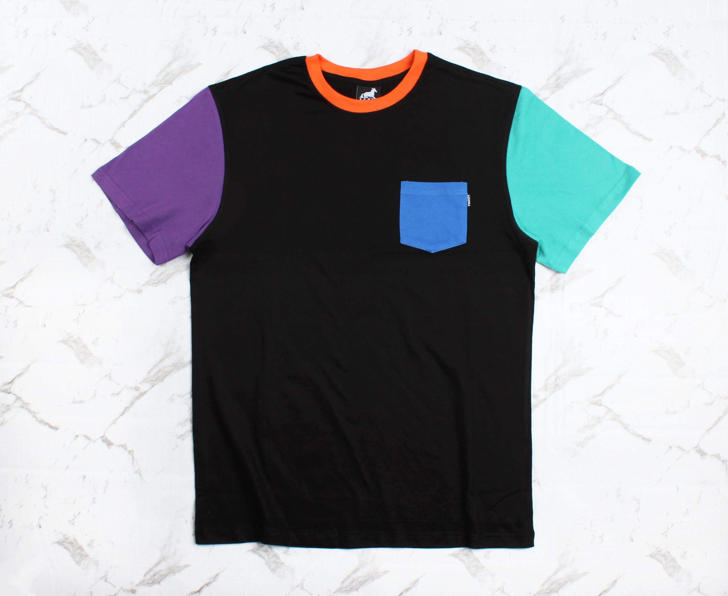 Color Block T Shirts | 80s 90s Vintage Inspired Tees