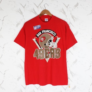 Vintage 90s San Francisco 49ers T Shirt Deadstock NFL 1990s LARGE 