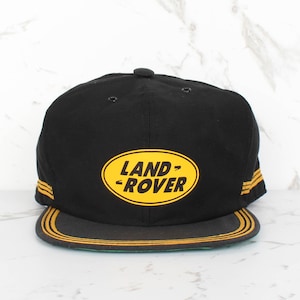 Vintage Land Rover Cars Snapback Hat | Made in England Baseball Cap | 3 Stripe | Jeeps Gift
