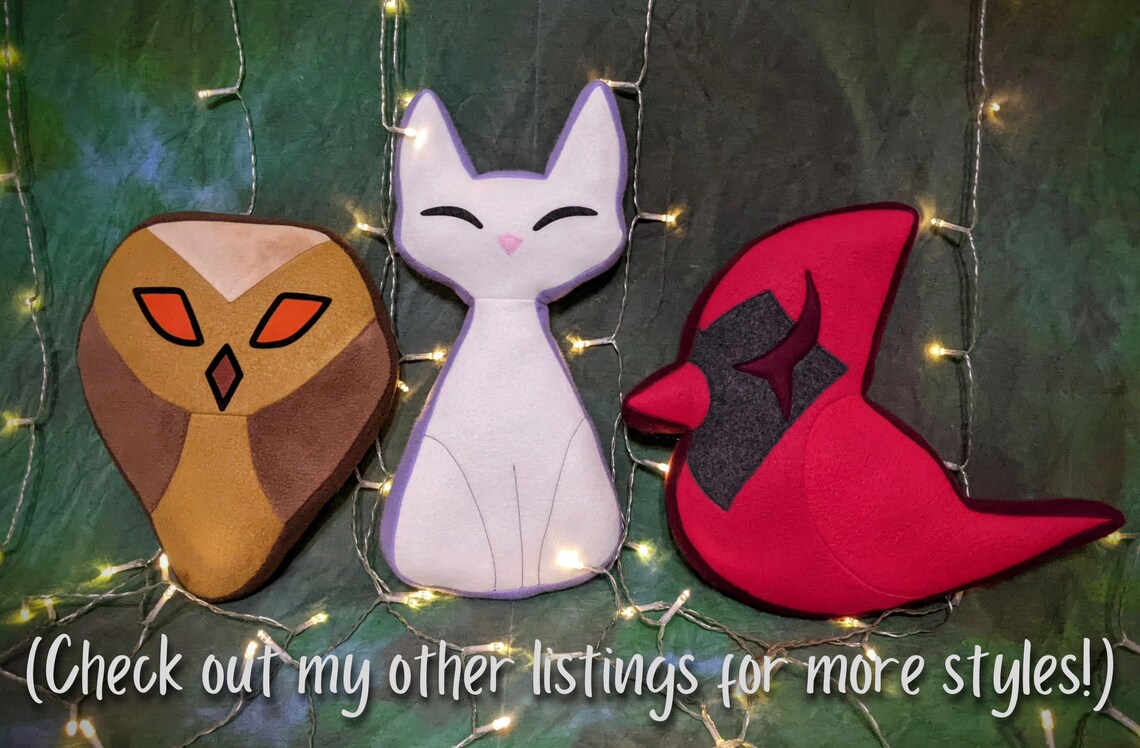 Ghost Amity's Palisman Owl House Pillow Plush Fleece Etsy