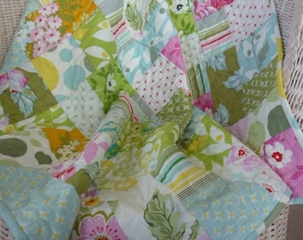 Baby Blocks Quilt Pattern, Beginner Quilting (PDF Pattern)