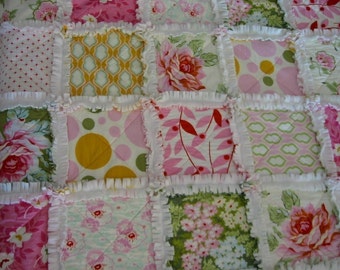 Rag Quilt PDF Pattern Directions  Learn how to make your own rag quilt, it's so easy