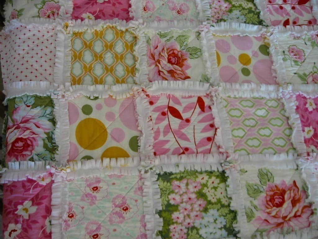 Rag Quilt PDF Pattern Directions  Learn how to make your own rag quilt, it's so easy