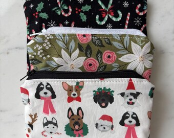 Petite pochette zippée, cadeau idéal pour les fêtes de Noël