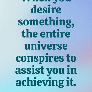 Powerful Quote from The Alchemist