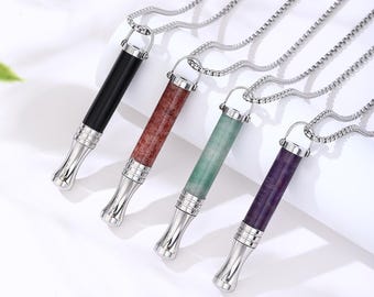 Breathing Necklace, Mindfulness Necklace,Anxiety Necklace,Relaxation Necklace,Meditation Necklace,Stress Relief Meditation Necklace
