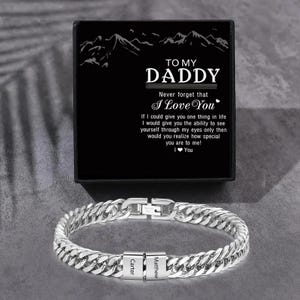 Pulsera personalizada para papá, joyería para papá, pulsera con nombre de familia, pulsera con nombre de niño, pulsera para padre, regalo para esposo, regalo para el Día del Padre