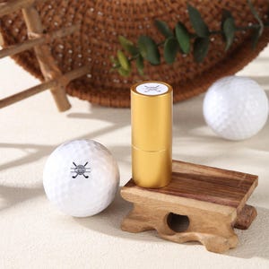 Sello de pelota de golf personalizado, regalo personalizado para él, marcador de pelota de golf, accesorios de sello de tinta, regalo deportivo de golfista