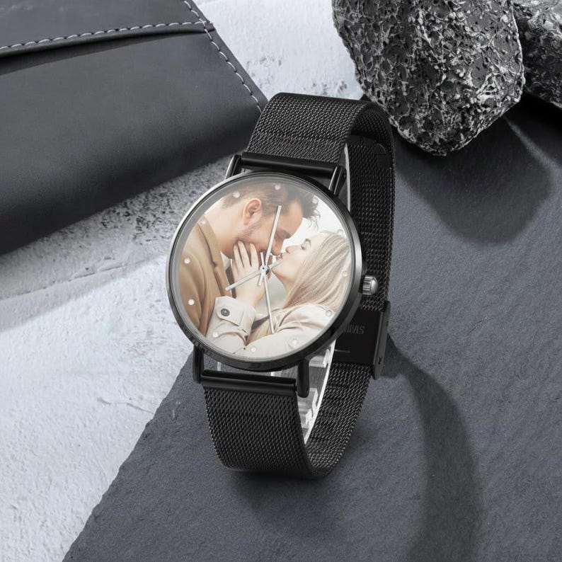 Custom photo watch for women,family photo watch,engraved text watches for her,picture watch,anniversary gifts for wife, girlfriend,mom image 13