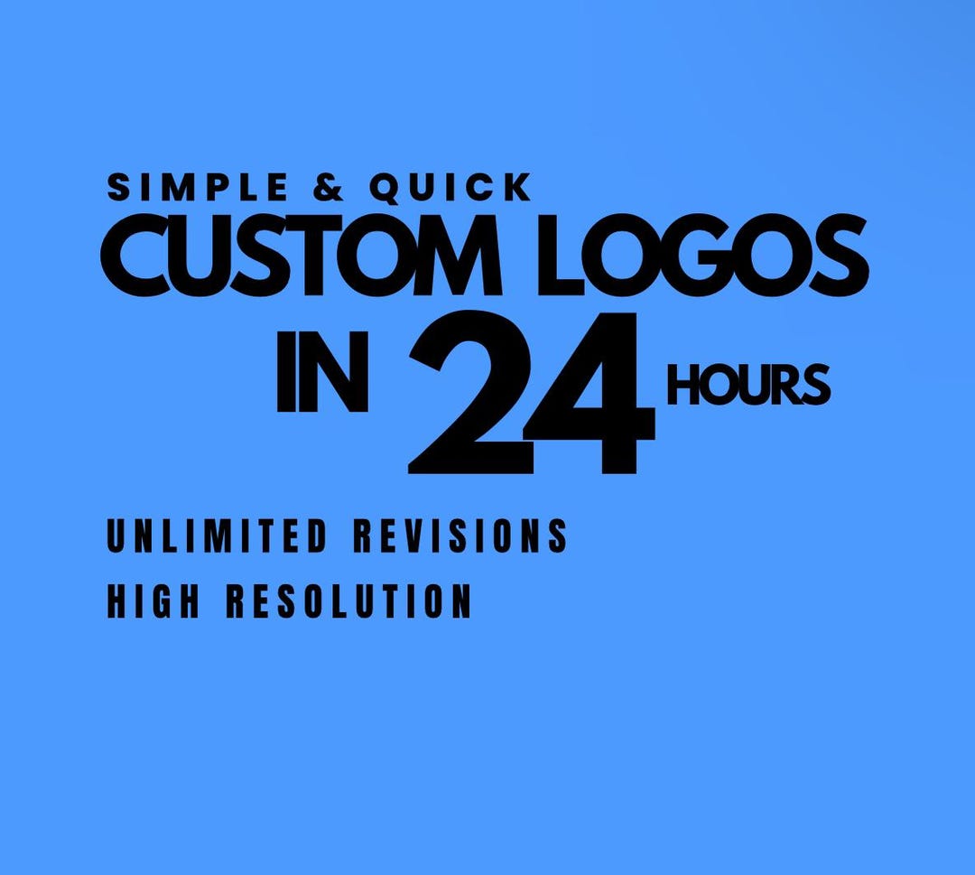 Custom Logo, Logo Design, Personalized Logo, Simple Logo Design, Quick ...