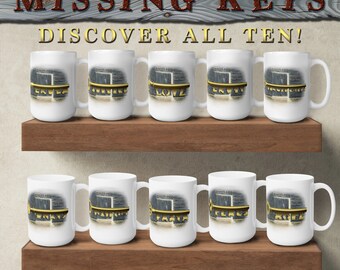 Missing Keys Christian Coffee Mug Set, Religious Gift, 15oz