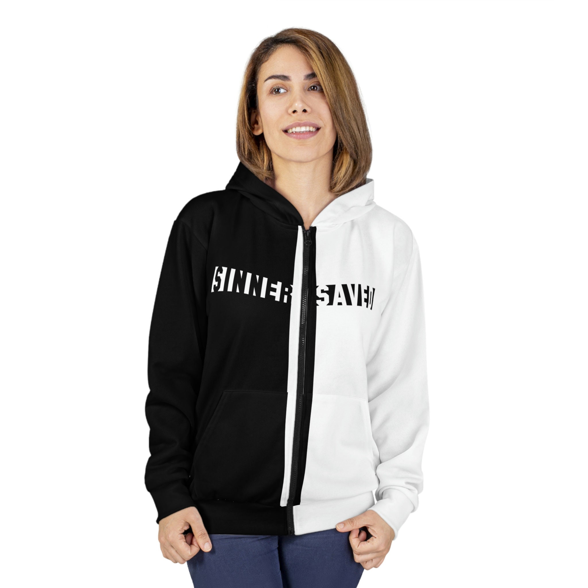 Sinner zip up hoodie sales