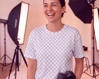 Transparent Photoshop Pattern 100% Cotton T-shirt, Cotton Tee, Graphic Designer, Photographer, Minimal Shirt