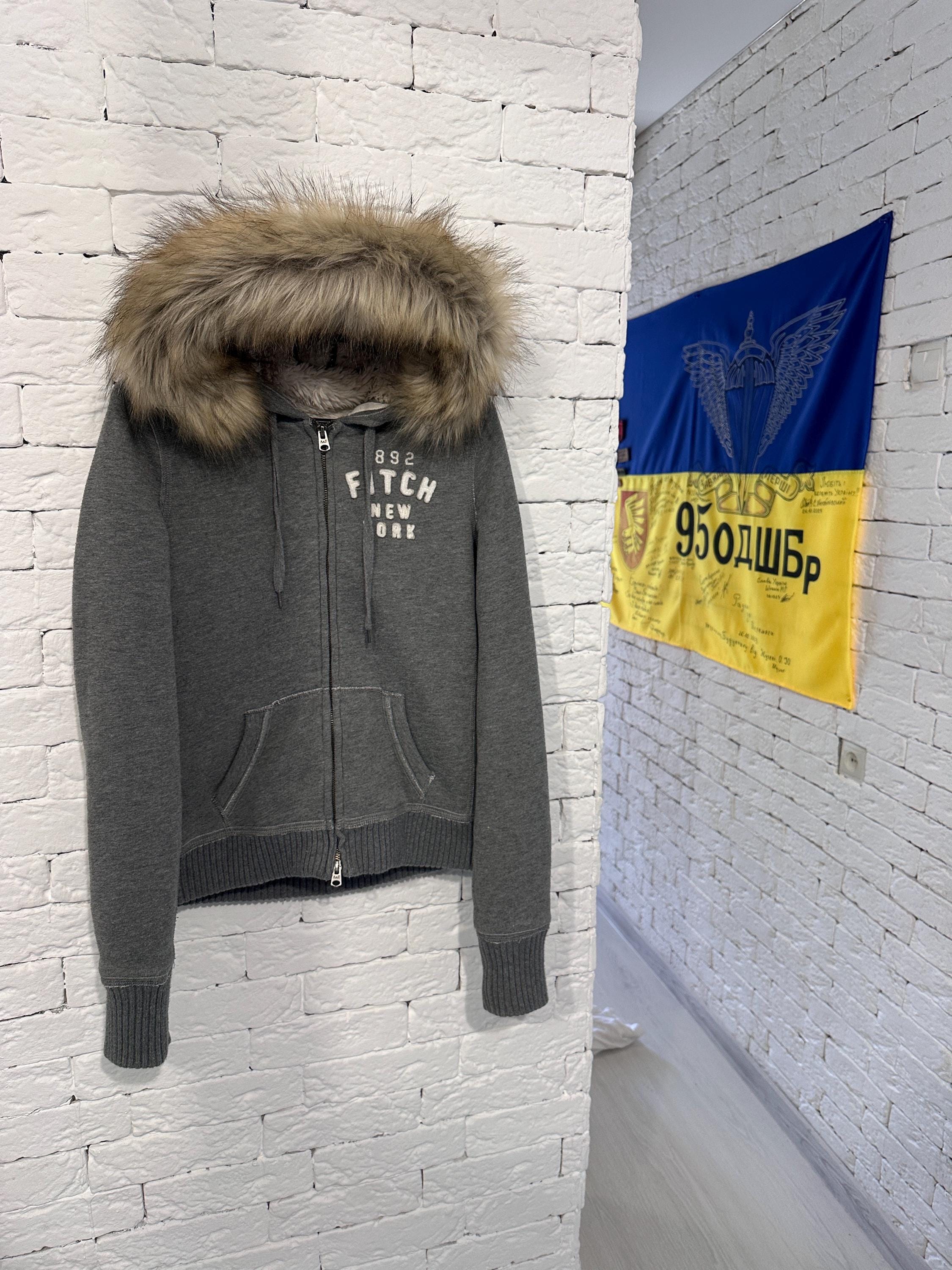 Abercrombie fitch fur hoodie - Etsy 日本