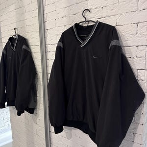Nike Vintage V Neck Windbreaker - Etsy