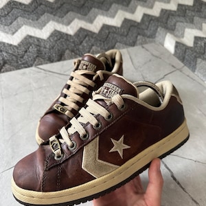 Vintage Y2K Mocha Skater Converse Chunky Shoes