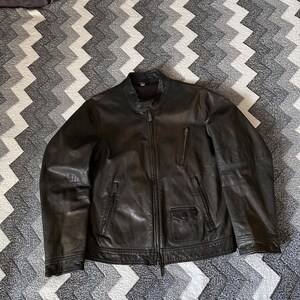 Vintage Armani Leather Jacket - Etsy Canada