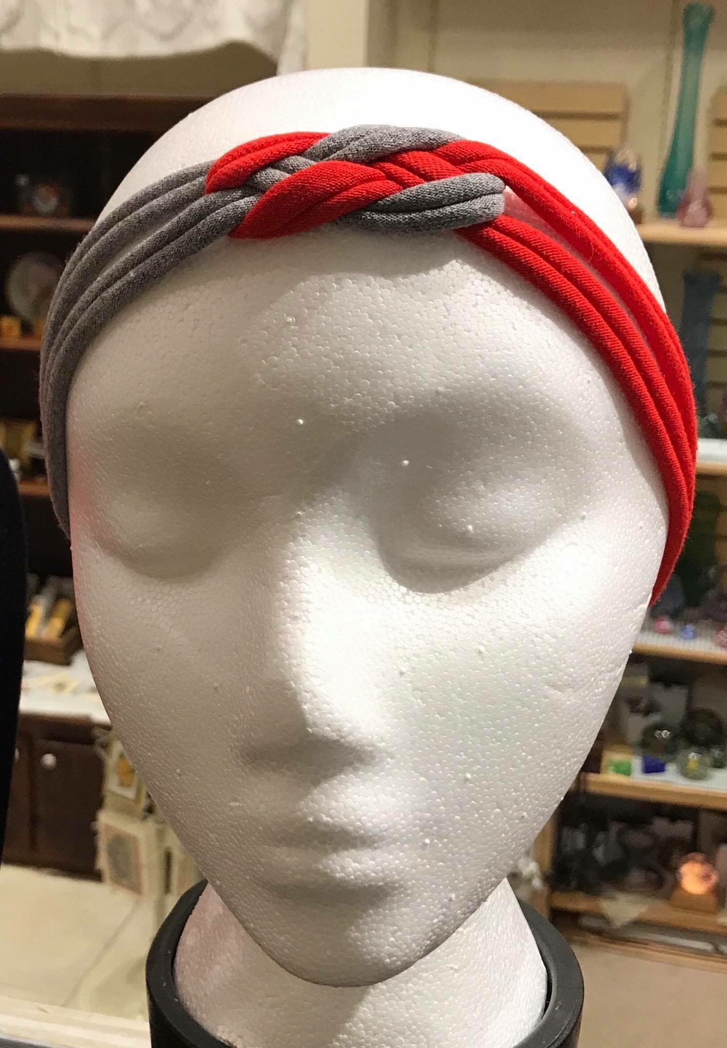 Ohio State University OSU Beaded Headband Hand Beaded NWT Buckeyes Ohio State Headbands main image 3