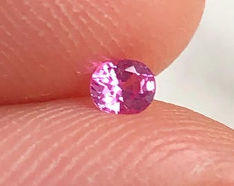 Zafiro sedoso de 0,115 ct, zafiro natural, zafiro lechoso, regalo para ella, zafiro morado, regalo para mujer, zafiro suelto