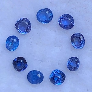 Cobalt Blue Spinel Gem 9pcs 0.245ct Natural Spinel Gemstone, Blue Gemstone, Blue Spinel Loose, Blue Spinel, Blue Spinel Ring, Royal Blue