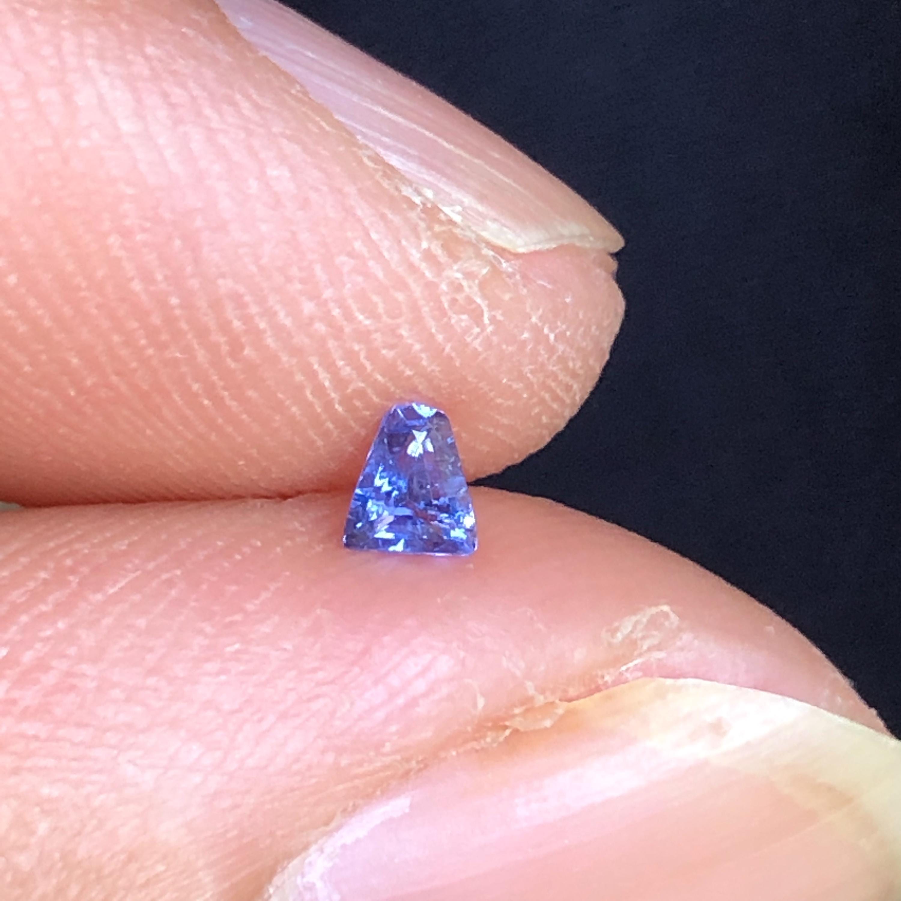 コバルトブルースピネル宝石 0.12ct 天然スピネル宝石、ブルー宝石 