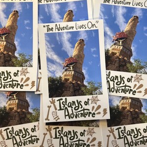 Sticker Polaroid Les îles de l'aventure Universal Studios