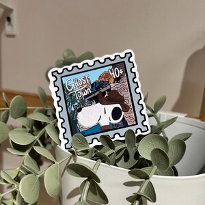 Ghost Town Snoopy Stamp Sticker