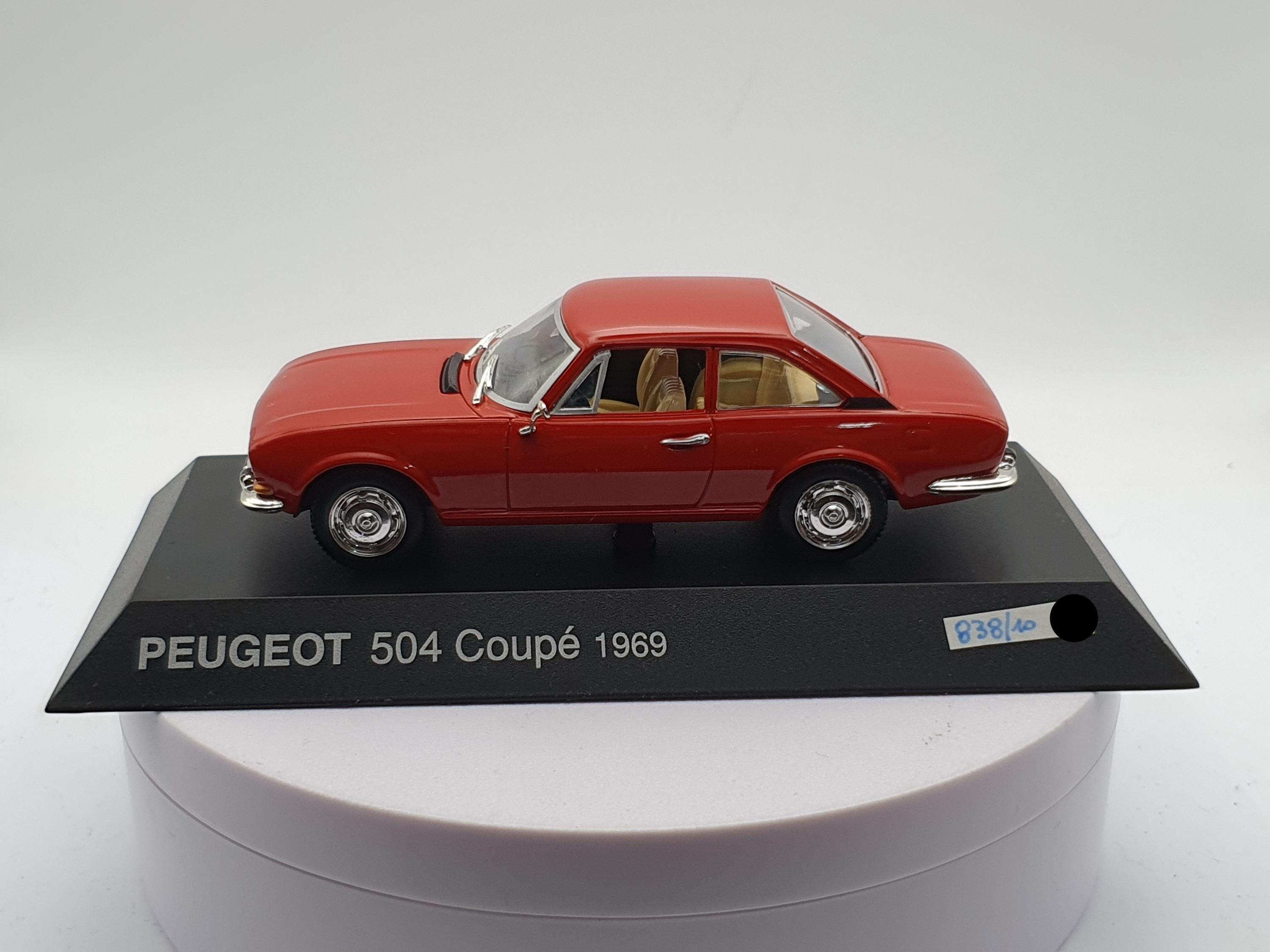 Norev Peugeot 504 Coupé 1969 - Noir - Miniature 1/43 - Occasion Excellent état