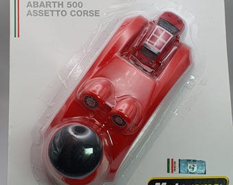 Fiat 500 Abarth Assetto Corse Motorama 1/64 Red