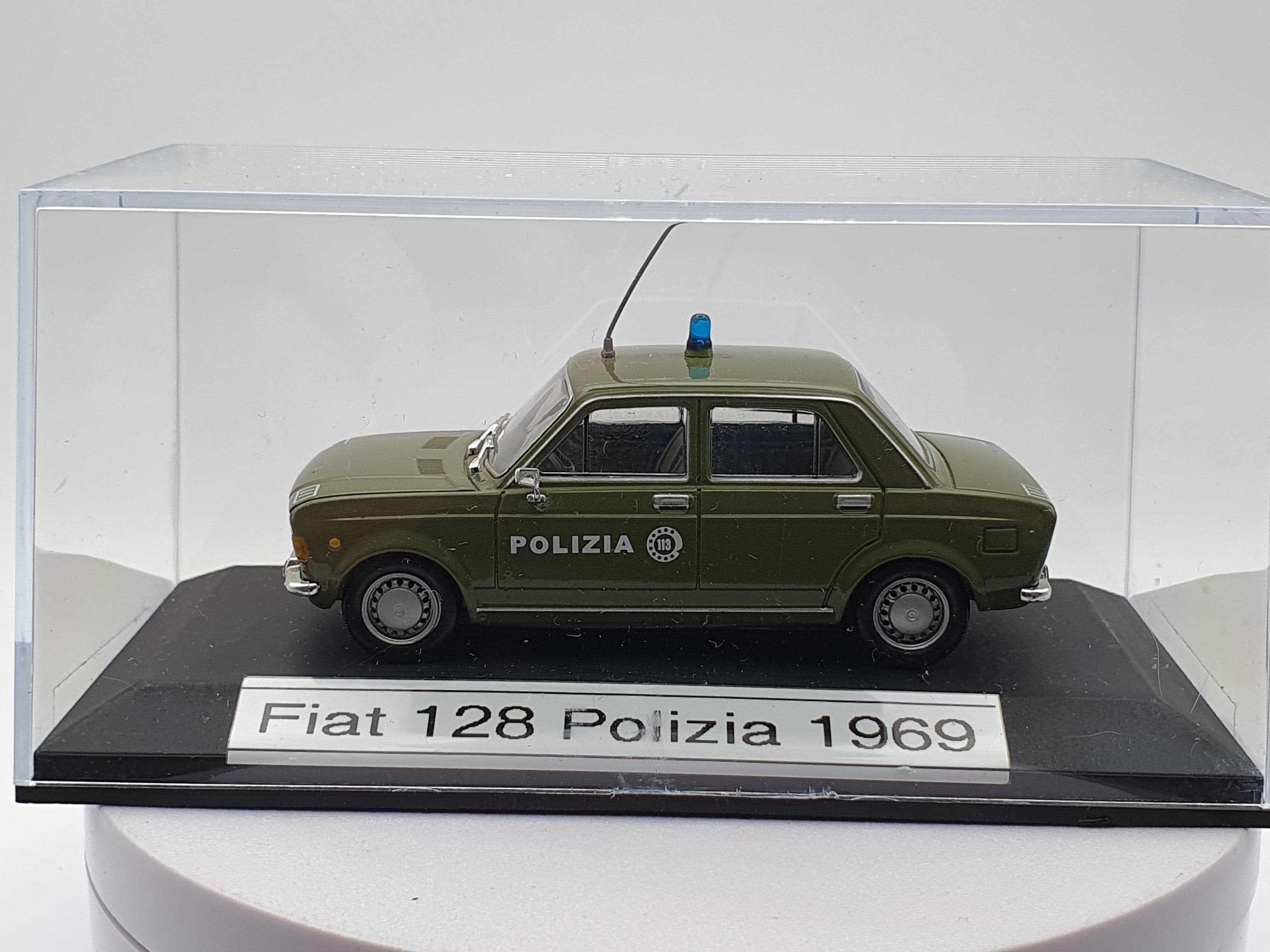 Fiat 128 Police Newsstand 1/43 With Box - Etsy