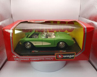 Chevrolet Corvette (1957) Burago 1/24 Green