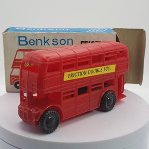 Double Decker Bus Friction Benkson 1/66 With Box